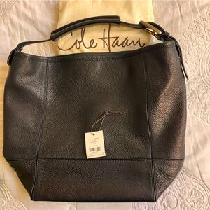 Cole Haan Medium Hobo Black used good condition